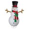 Northlight Lighted Tinsel Snowman Outdoor Christmas Decoration - 60" - Warm White Lights